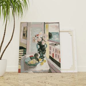 DIY 캔버스형 그림 유화 명화 그리기 세트 _창가의꽃병