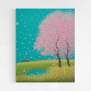 장용길 작가 인테리어 그림 액자 예쁜봄꽃