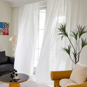 소프트 링클 화이트 형상기억 이너커튼