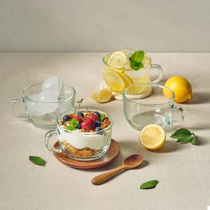 글라스락 와이드 홈카페머그 400ml 4조세트