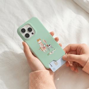 아이폰 18프로 아이폰 17프로 그노 핸드드립 고양이 언더카드 케이스