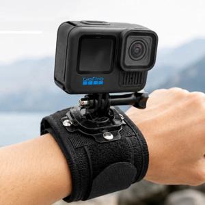 360도 회전 액션캠 손목 거치대 자유로운 촬영 액션캠팔목스트랩