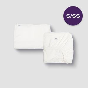 오가닉 광목 매트리스커버 S/SS + 베개커버 1개 세트