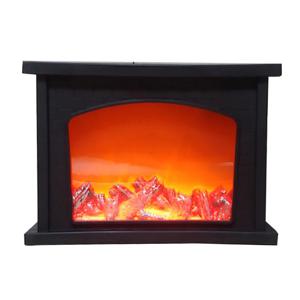크리스마스 벽난로 무드등 LED 모닥불 불멍 조명 (33x21cm)