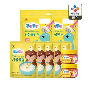 푸키루키 물만두 504g x2개+한우 사골곰탕 300g x5개+썰은김치 270g x2개