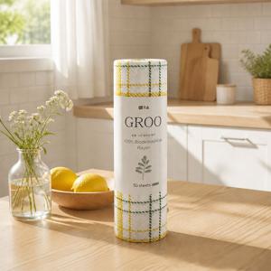 레이온 100% 그루 일회용 행주300x200mm 50매 국내제조