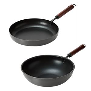 2종 세트 국내생산 대용량 셰프팬 프라이팬/궁중팬 업소용 가정용 최대 36cm