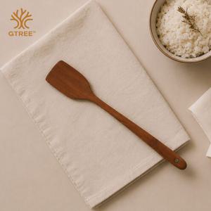 티크 우드 미니뒤집개 29cm 나무 원목 뒤집개