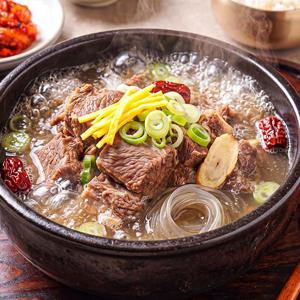 팔도진미 수원식 뼈없는 순살 왕 갈비탕 500g X 4팩