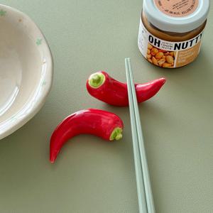 매운맛 고추 수저받침 커트러리정리 젓가락받침