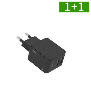 1+1 핸드폰 충전기 어댑터 2포트 USB 5V 2.1A