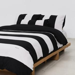 PATCHWORK DUVET COVER BLACK&ASH (2 SIZES) 이불커