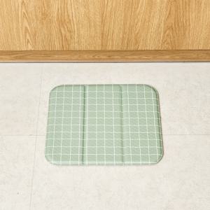 체크테라조 양면PVC 3단 미니매트 35x30x1.4