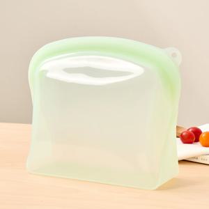 휴대하기 편리한 플래티넘 실리콘 지퍼백 2000ml L