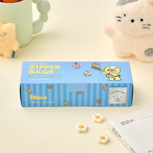 SST 버터군 지퍼백 M 30매 블루