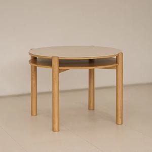 한샘몰pick 티어드 원형 수납 세라믹 식탁 단품 1000(블랙/내추럴) 2 color