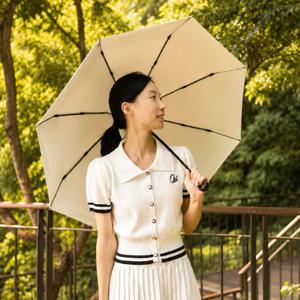 양우산 UV 99.9% 자외선차단 인증 양산 경량 5단 컬러 암막 우양산 스타일링