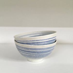 Milky Blue Bowl 밀키블루볼 일본 식기 디저트 밥공기 도자기 요거트볼 시리얼볼