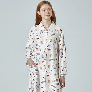 원피스 잠옷 여성 파자마 헬로키티 산리오 라운지웨어 홈드레스
