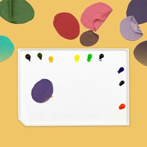 미젤로 멀티 아크릴 A형 팔레트 MAP-3010 다용도 친환경 물감
