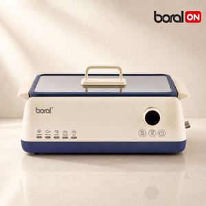 보랄 더 셰프 무연 전기그릴 전용가방 에어커튼 바베큐 삼겹살 고기 기계 BR-X130GR
