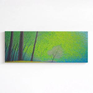 장용길 작가 인테리어 와이드 그림 액자 초록숲길