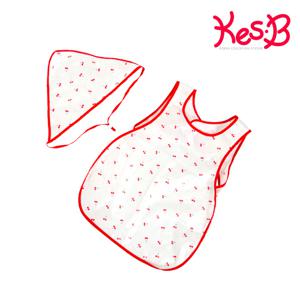 캐스비 아트스쿨 방수앞치마(대) 체리(2849)