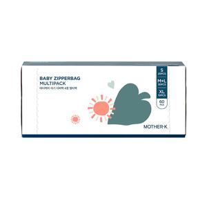 아기 지퍼백 멀티팩 Multipack(S15매+M15매+L15매+XL15매/총60매)