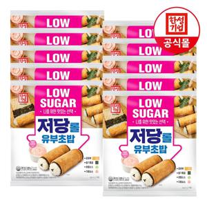 한성 저당 롤 유부초밥 233g X 10개