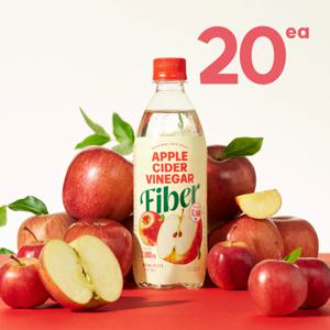 클룹 애사비소다 화이바 제로 탄산음료 500ml 20개입