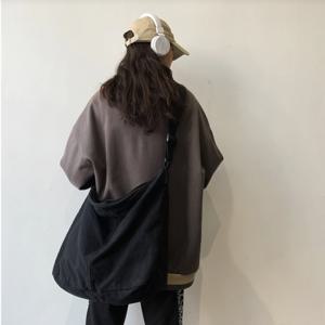 빈티지 남여공용 캔버스 대용량 크로스백