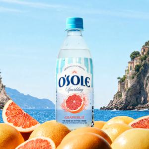 클룹 오'솔레 스파클링 자몽 과즙 스파클링 탄산수 500ml 24개입