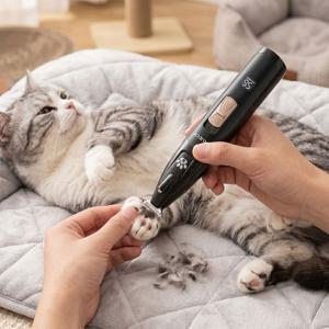 스마트 LED 강아지 고양이 클리퍼 2단 속도조절 저소음