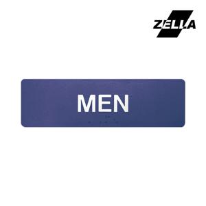 5008 BLUE 화장실 안내판 탈의실 휴게실 표지판 도어사인 점자표지판 MEN 44x15