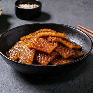 두툼한 벌집양념돼지껍데기 300g