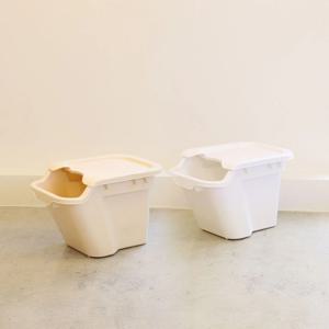 슬림한 틈새 재활용 분리수거함 정리함 1개 2colors