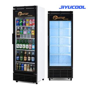 음료냉장고 국산 1등급 업소용 냉장 쇼케이스 전면블랙 385L FT-470RB
