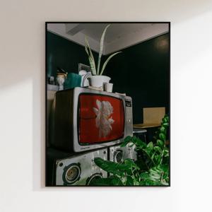 잔상(AFTERIMAGE),  인테리어포스터 액자 대형그림 레트로 빈티지