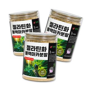 젤라틴화 블랙마카분말 300g*3팩