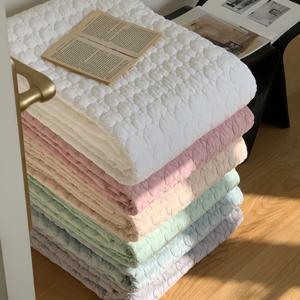 자극없이 부드러운 프리미엄 모달100% 하트 모찌 사계절 침대 패드 스프레드 6color