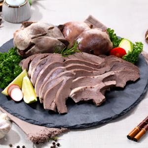 돼지 삶은염통 슬라이스 구이 볶음 순대 1kg