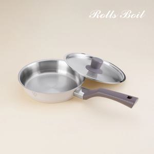 인덕션 세라믹코팅 304스텐 프라이팬 22cm