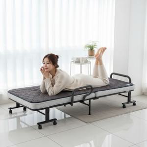 그래핀 전자파없는 병원 한의원 간이침대 온열 카본 탄소 1인용 70x190 블랙