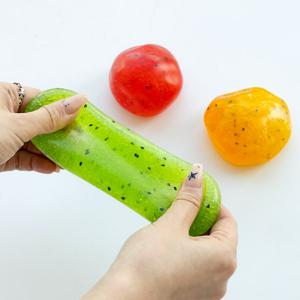 푸릇 스트레스볼 샤베트 슬랑이 과즙 과일 말랑이