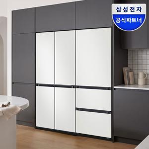 키친핏 냉장고 김치냉장고 1등급 세트 RM70H63R1A RQ33DB74C1AP 코타화이트