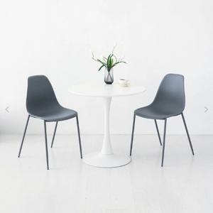 흔들림없는 페인팅마감 티테이블 2인 세트 800 (의자포함)