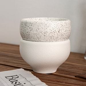 아이다 노르딕 도자기 한식 밥 예쁜 가성 그릇 공기 10cm (2color)