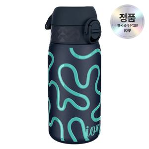 아이온에잇 보온 보냉 더블월 텀블러 휴대용 원터치 스텐물병 320ml 웨이브 네이비 스몰