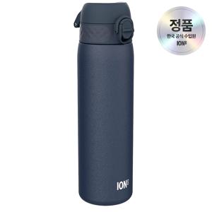 아이온에잇 보온 보냉 더블월 텀블러 휴대용 원터치 스텐물병 500ml 네이비 미디움