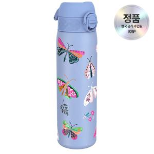 아이온에잇 보온 보냉 더블월 텀블러 원터치 스텐물병 500ml 버터플라이 라이트퍼플 미디움